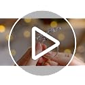 Willbond Christmas Crystal Leaf Napkin Rings Set - Silver, 12 Pieces