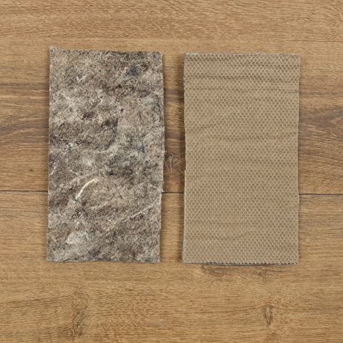 Mohawk Home Non Slip Rug Pad 8' x 10' - 1/4" Thick Felt + Latex Rubber Gripper - Dual Surface Cushion for Hardwood, Carpet, Tile Floors, Made in USA