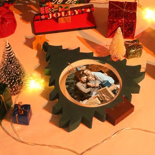 Christmas Tree Resin Photo Frame Mold - Silicone Craft Mold for Epoxy Crafts