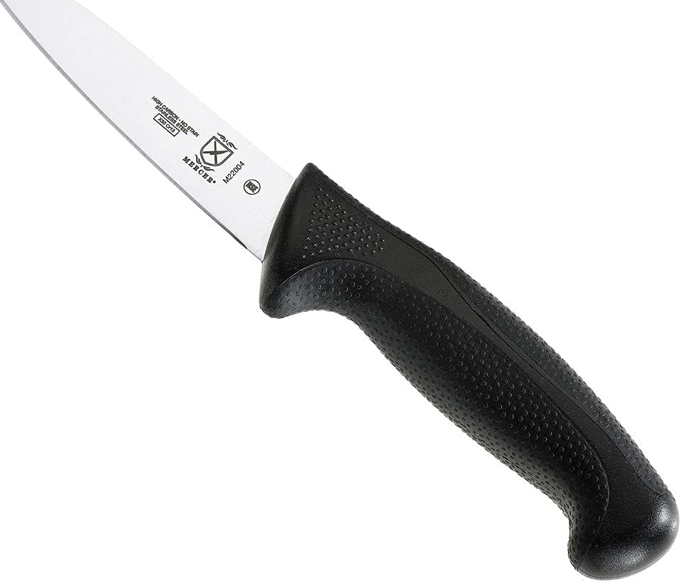 Mercer Culinary Paring Knife - 4-Inch Millennia with Black Handle for Precision Cutting