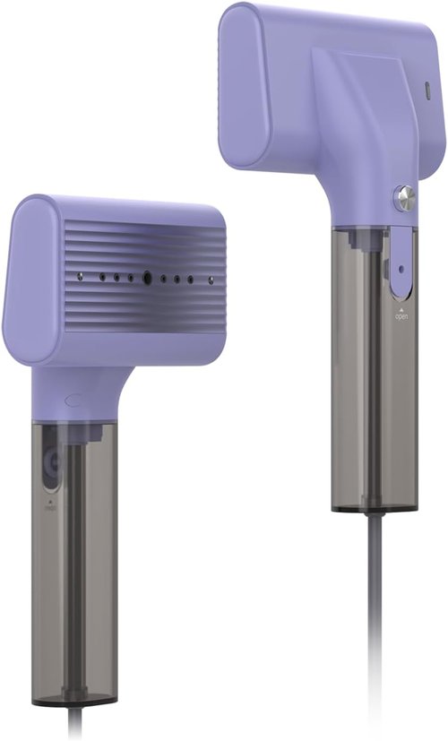 G10 Portable Handheld Garment Steamer - 1200W Mini Travel Iron, Lightweight 0.9 lbs, Violet