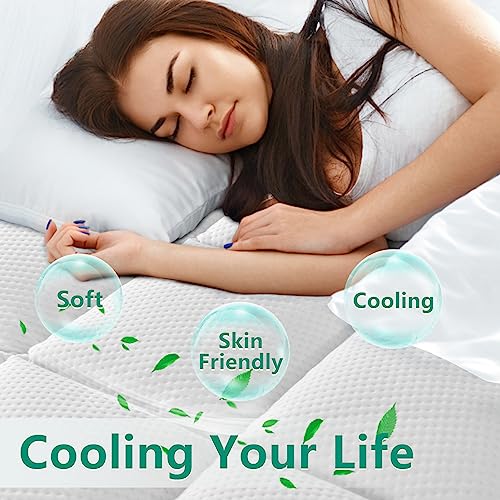 King Size Memory Foam Mattress Topper 3 Inch Ultra Soft Breathable Gel Foam