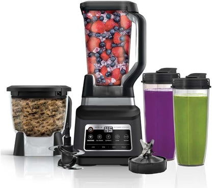 Professionall System Blender Plus - 8 Cup Food Processor with Auto IQ, 1400W Power & XL Capacity