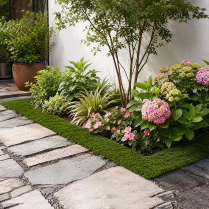Fake Moss Runner 12 x 71 Inches - Realistic Artificial Green Moss Table Decor