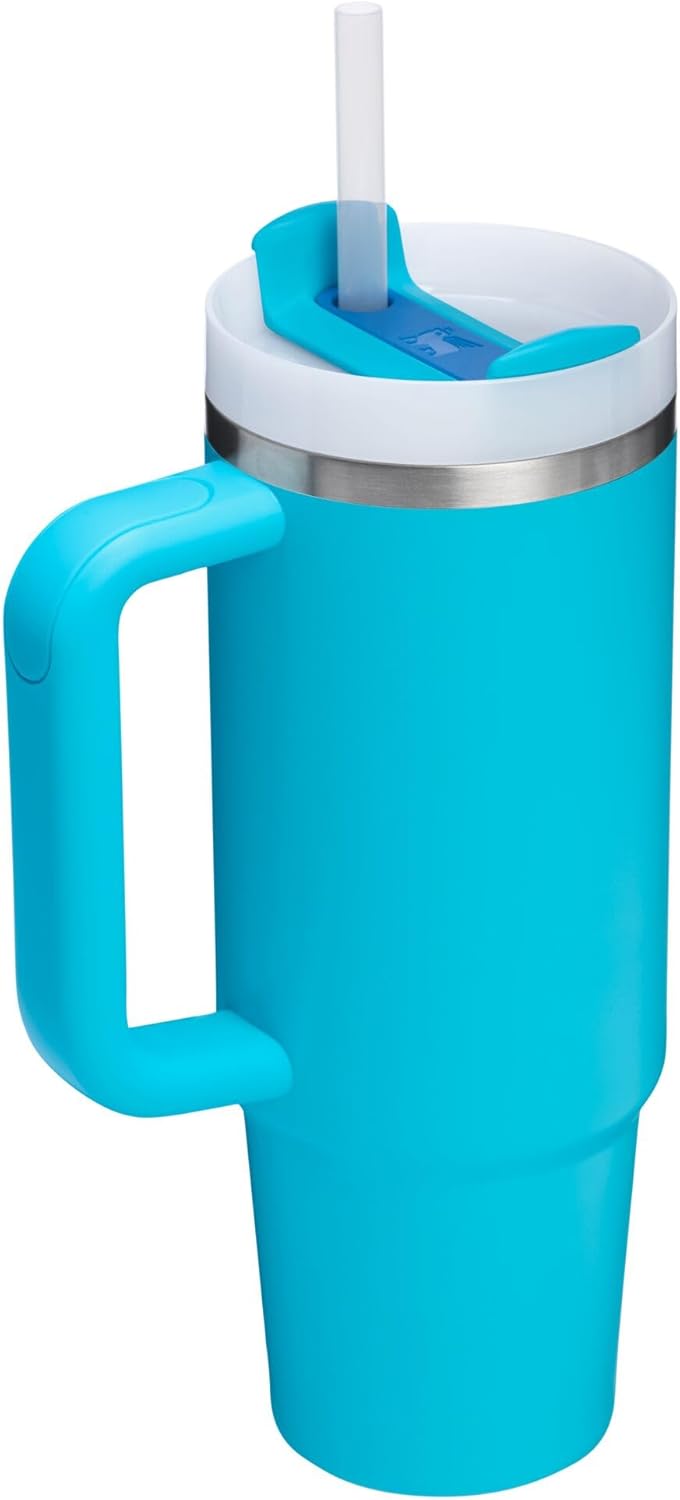 STANLEY Quencher H2.0 FlowState Stainless Steel Tumbler - Insulated, Durable, 40 oz, Midnight Black
