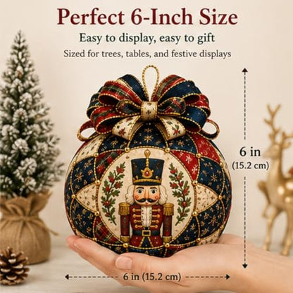 Christmas Classics Patchwork Ornament DIY Kit - Nutcracker Variation