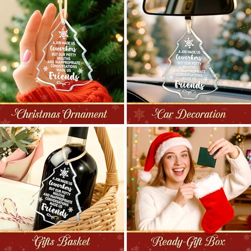 Tree Coworker Christmas Ornament - Funny Office Decor Keepsake Gift