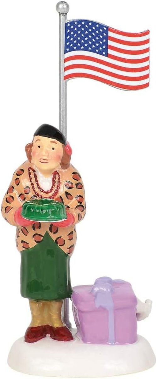 Department 56 | National Lampoon's Christmas Vacation Aunt Bethany Play Ball Figurine - 2.95 Inch, Multicolor