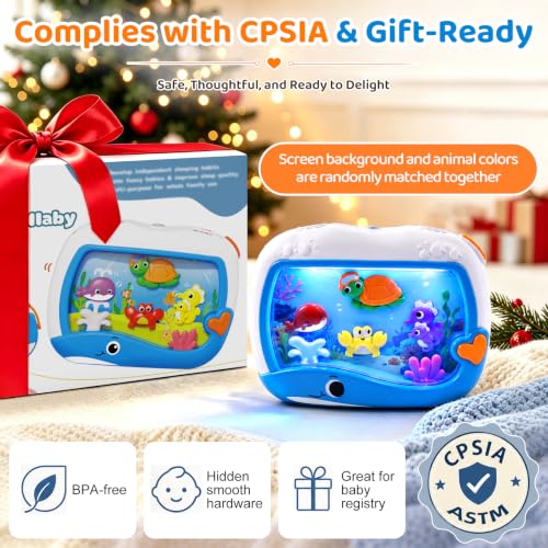 Baby Sleep Soother White Noise Machine with Night Light & Remote