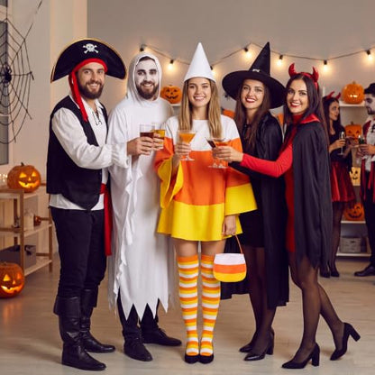 Halloween Candy Corn Costume for Adult Women - Costumes & Accessories