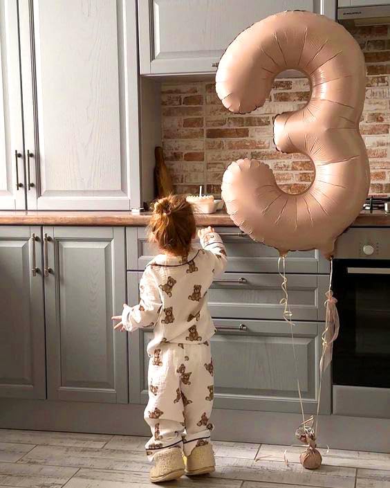Number 0 Balloons - 40 Inch Light Brown Birthday Decorations for Milestone Events & Baby Showers