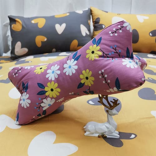 ZHIWEIKJ Bone Neck Pillows Dog Bone Shaped Pillow Cervical Neck Pillow for Camping Sleeping Travel Car Truck Driving Home and Office Rest (Size : D)