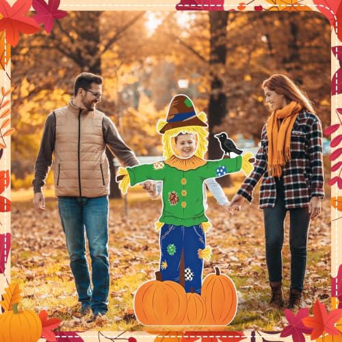 Large Fall Scarecrow Cardboard Cutout for Garden Yard Party Decorations