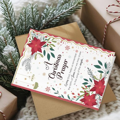 Religious Christmas Card for Man Woman with Poem - #1