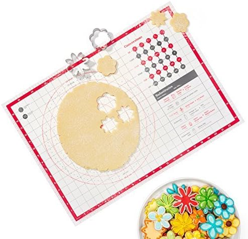 OXO Good Grips Non-Slip Silicone Pastry Mat - Built-In Measurements for Perfect Baking