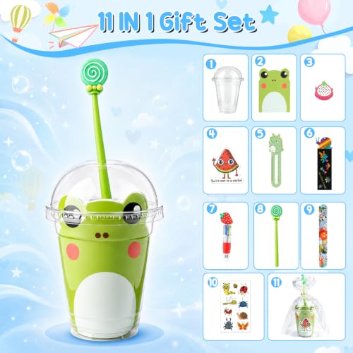 322 Pcs Birthday Party Favor Set with Cups, Goodie Bags & Toys