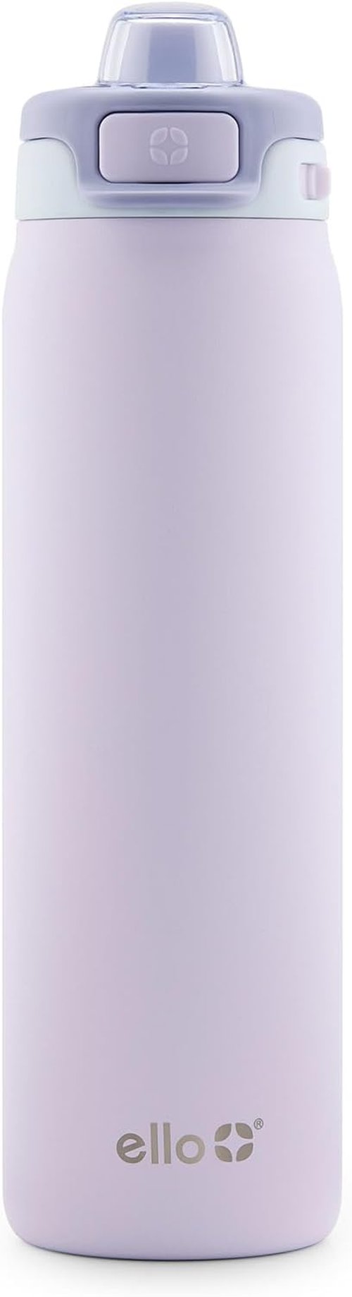 Ello Insulated Stainless Steel Water Bottle - Quick Fill Lid, Leakproof Spout, BPA-Free | 22oz, 32oz, 40oz