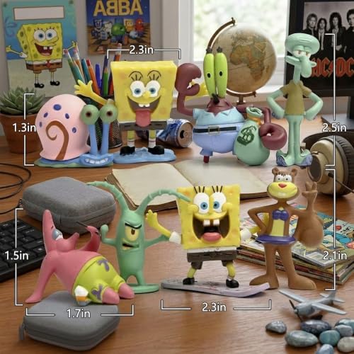 Anime Collectible Figures 8-Pack Desktop Decorations for Fans
