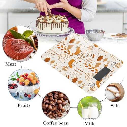 Food Scale Kitchen Scale Food Scales Digital Weight Grams and Ounces Small Electronic Food Scale for Baking Cooking Red Marble