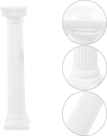 Roman Column Decorating Set - White Mini Columns for Home Décor & Photography Props | Nordic Classic Design