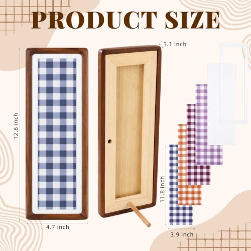 Set of 2 Wooden Photo Booth Frames for Photo Strips - Wedding & Party Decor