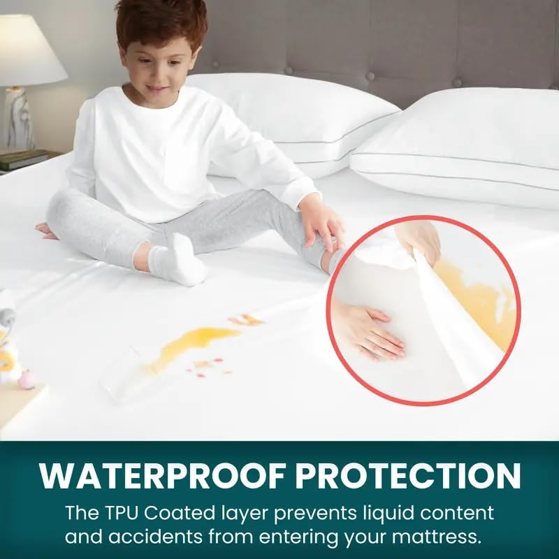 Twin XL Waterproof Mattress Encasement Zippered Protector