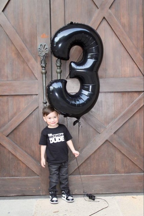 Black Number 60 Balloon - 40 Inch 60th Birthday Decoration for Men & Women | Party Supplies