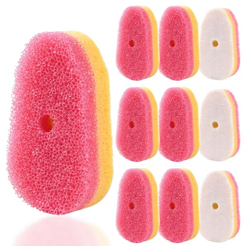 10 Pack Sponge Refills for Scrub Daddy Dish Wand - Upgraded Material