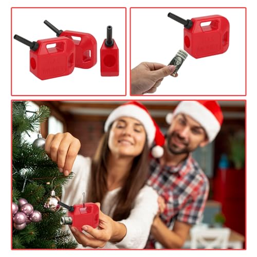 Mini Gas Can Ornament Money Holder - 2026 Christmas Decor - 1 Pack