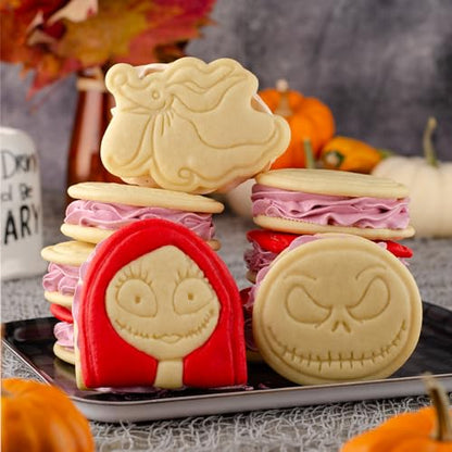 Halloween Jack Skellington Cookie Cutter - Nightmare Before Christmas - Fan Art - 15mm Deep, Marshmallow Bliss - Variation NBC Jack
