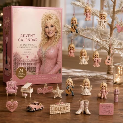 Dolly Advent Calendar 2026 Memorial 24 Days Christmas Countdown Calendar - One Size Variation #07