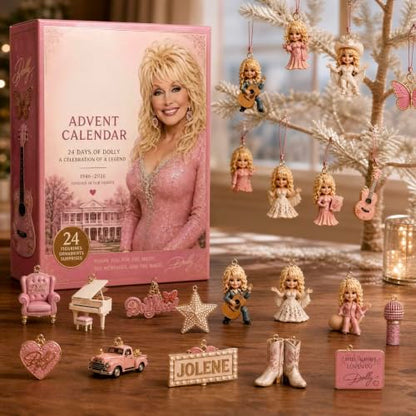 Dolly Advent Calendar 2026 Memorial 24 Days Christmas Countdown Calendar - One Size Variation #07