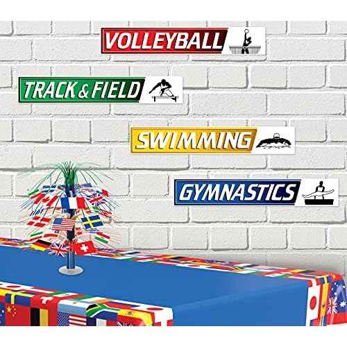 Beistle International Flag Cascade Centerpiece