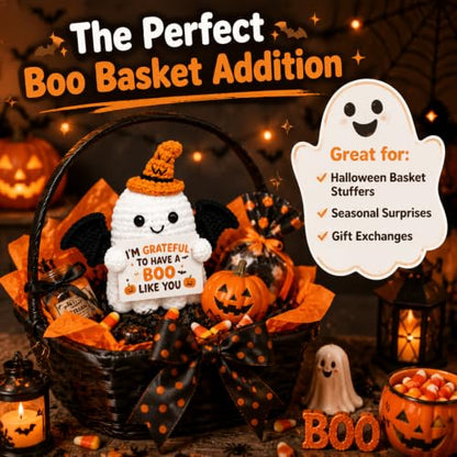 Grateful Halloween Ghost Basket Stuffer for Women & Adults - Spooky Gift
