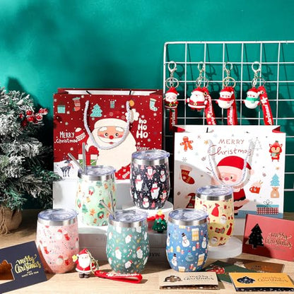 Christmas Gift Set with Wine Tumblers & Accessories - Fashion