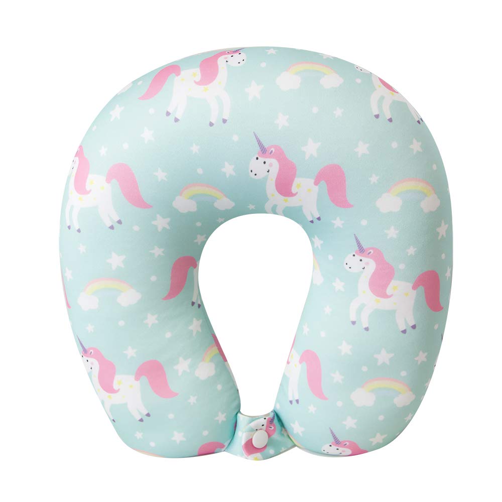 Cloudz Kids Microbead Travel Neck Pillow - Unicorn