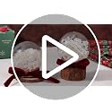 DIY Christmas Snow Globe Kit - 6 Clear Plastic 4-Inch Water Globes with Filler & Ribbons
