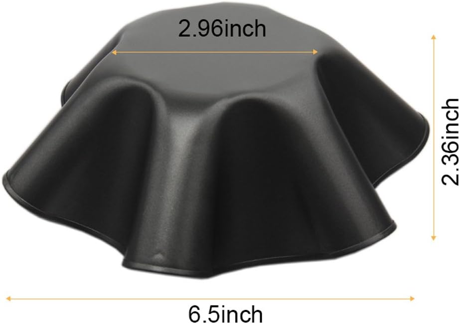 Skiennix Non-Stick Tortilla Shell Maker - Extra Thick Carbon Steel Taco Salad Bowl Pans, Set of 4