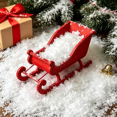 Artificial Fake Snow Flakes for Winter Holiday Decor - 0.22 lbs