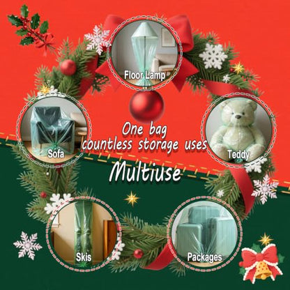 Disposable Christmas Tree Storage Cover Fits 3-5ft Upright Trees - Waterproof & Dustproof