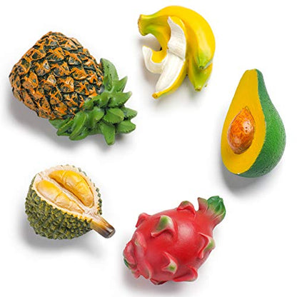 Refrigerator Magnets 5PCS Fruit Set Cute Kitchen Decor - Fruit-A Variation