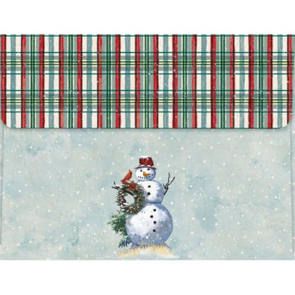 Boxed Christmas Cards Set with Holiday Artwork - 18 Cards & Envelopes