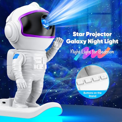 Star Projector Galaxy Night Light with Remote Control - Purple Variation
