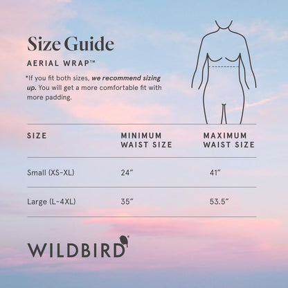 WildBird Newborn Baby Carrier - Aerial Buckle Wrap with Soft Fabric & Head Support | 0-6 Months, Sparrow