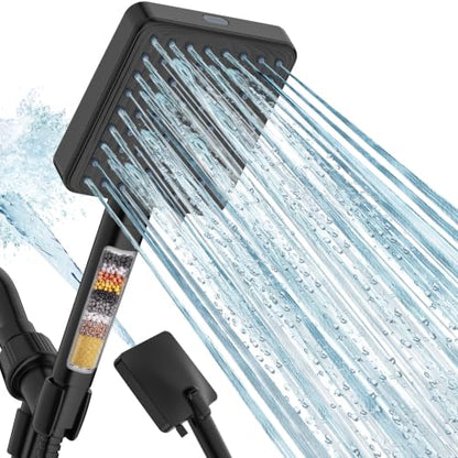 MakeFit Handheld Shower Head with Water Filter & 2 Replacement Beads Bundle