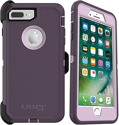 OTTERBOX DEFENDER SERIES Case for iPhone 8 PLUS & iPhone 7 PLUS (ONLY) - Retail Packaging - PURPLE NEBULA (WINSOME ORCHID/NIGHT PURPLE)