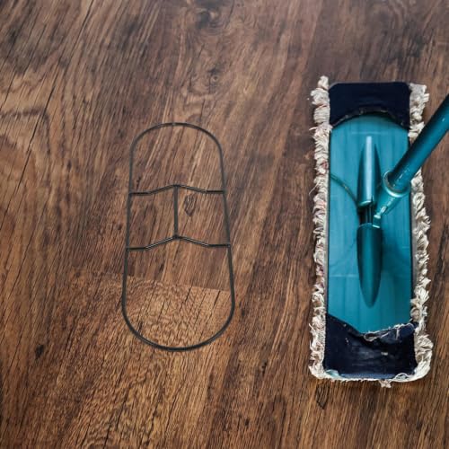 Iron Mop Frame Mount for Flat Mops - Durable Floor Cleaning Support