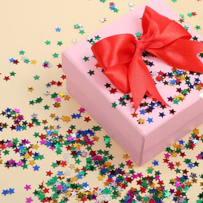 30g Metallic Star Confetti - 6mm Party & Craft Glitter Sequins