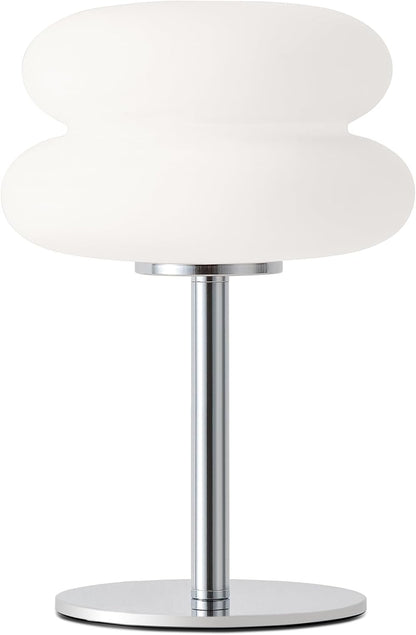 Skiennix White Mushroom Lamp - Dimmable Mid Century Modern Bedside Light for Home Decor | Cute Ambient Lighting