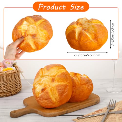 Artificial Bread Set - Realistic Simulation Loaves for Decor, Photography, and Crafts